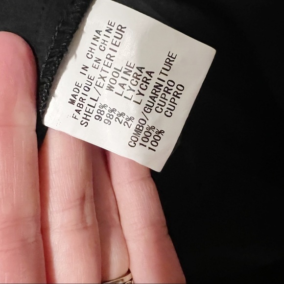 Helmut Lang Wool Straight leg pants black sz 2 - Picture 6 of 8